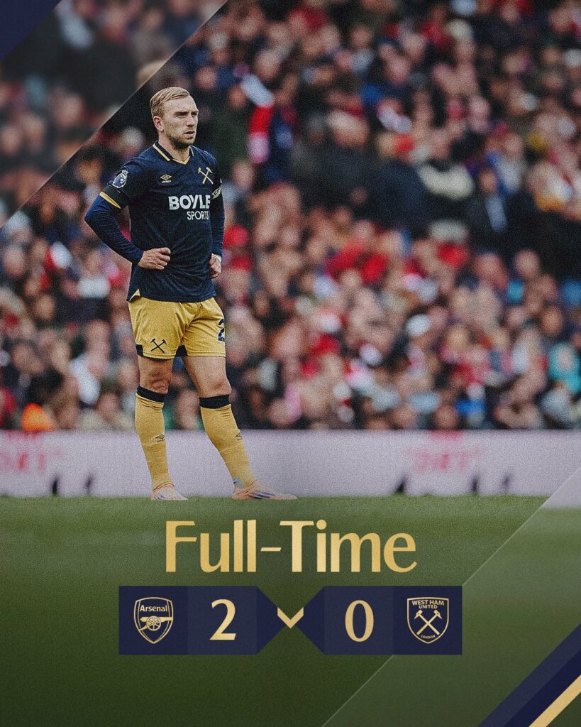 Arsenal – West Ham 2-0