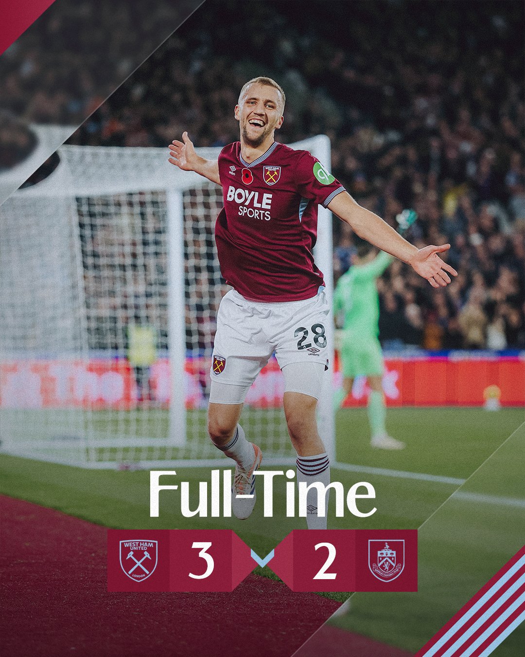 West Ham – Burnley 3-2