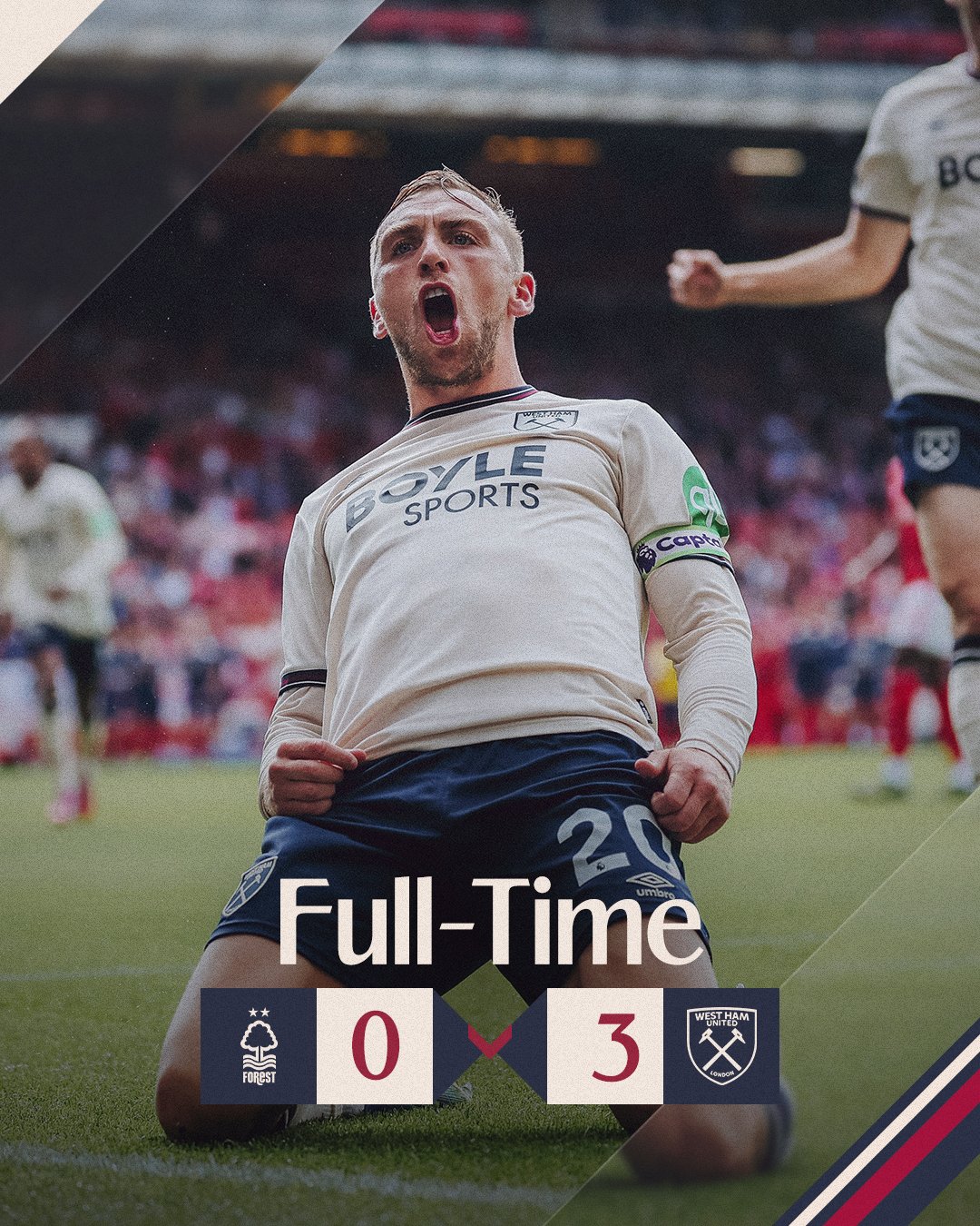 Nottingham – West Ham 0-3