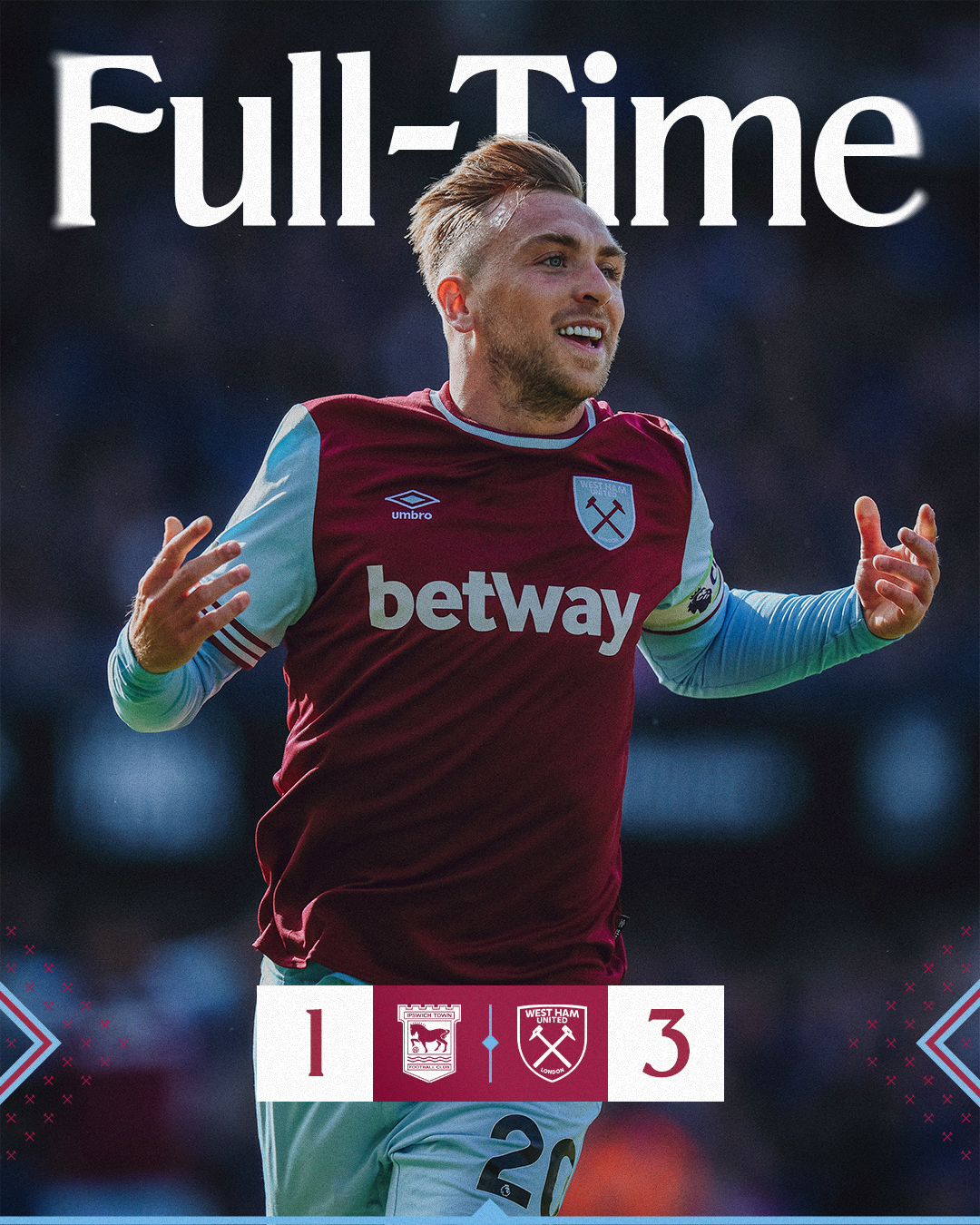 Ipswich – West Ham 1-3