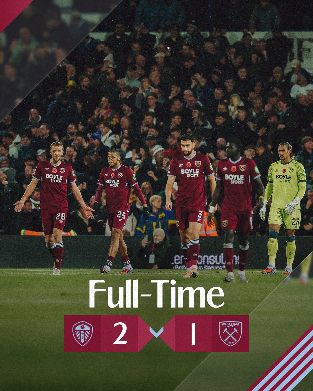 Leeds – West Ham 1-2