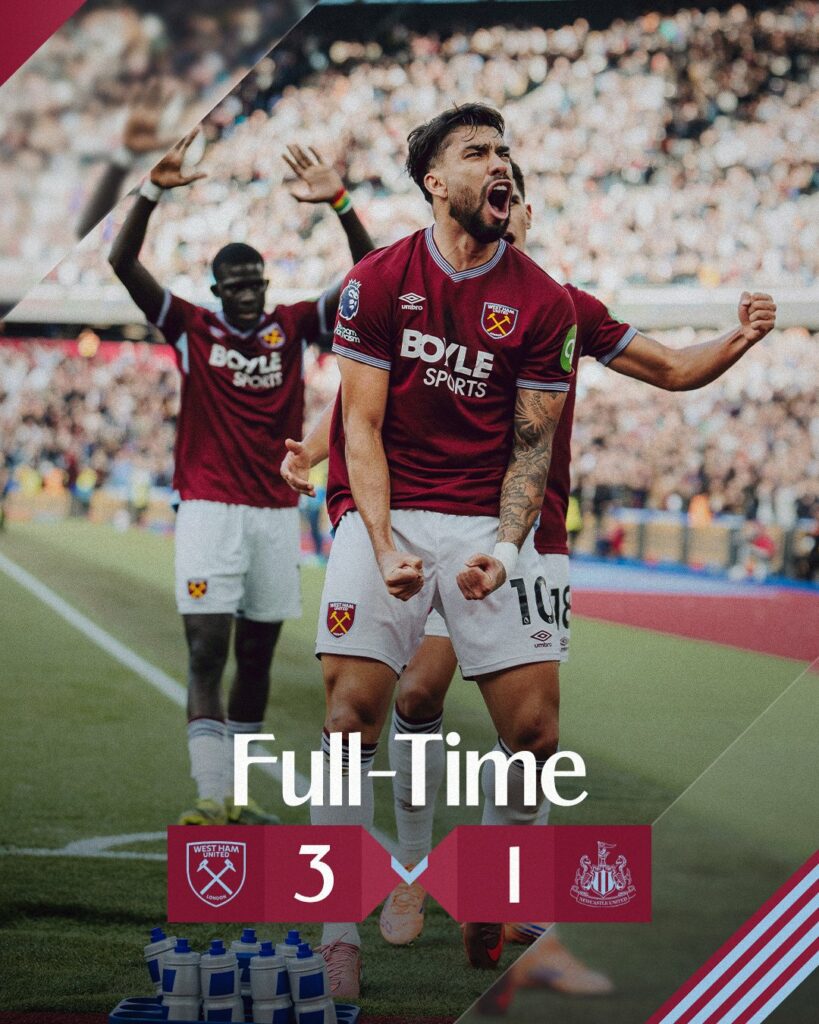 West Ham – Newcastle 3-1