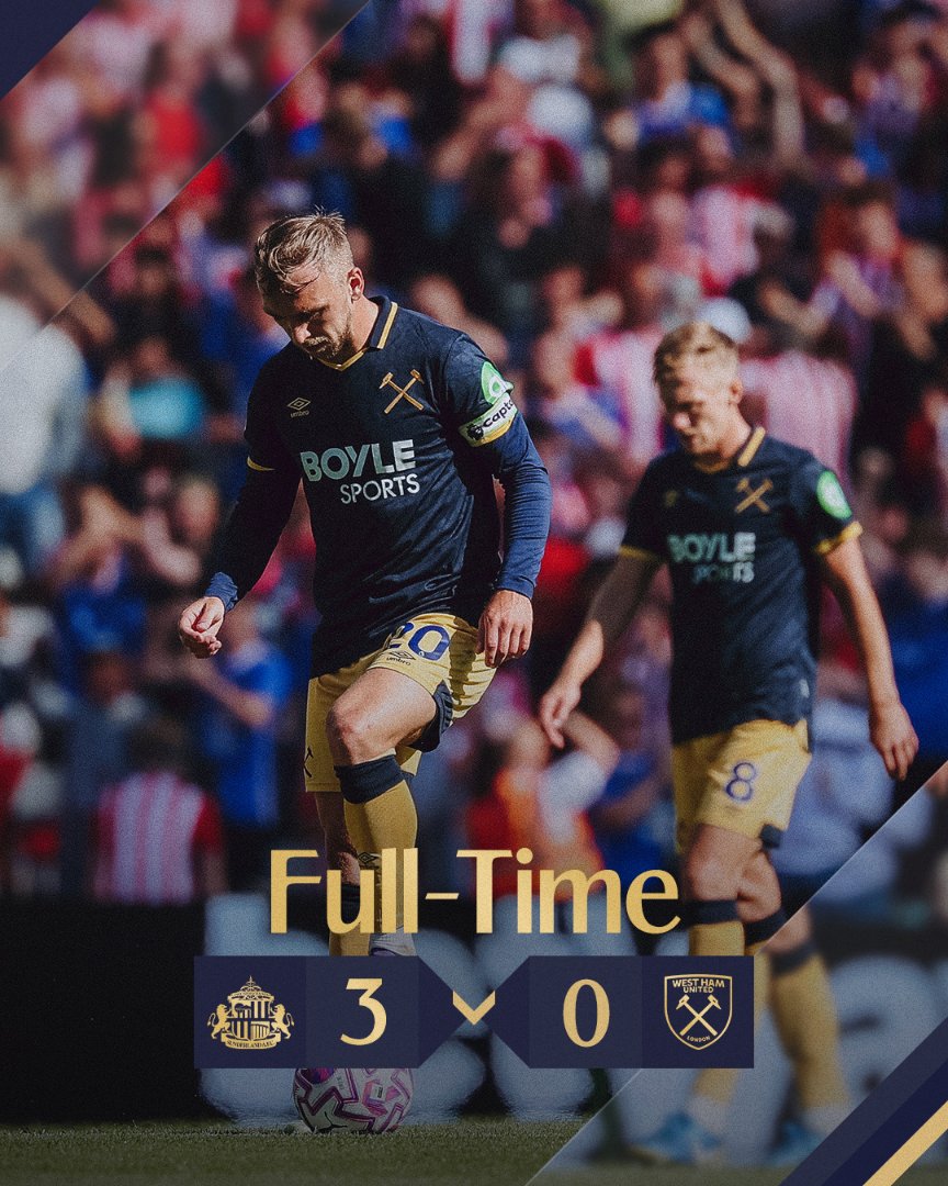 Sunderland – West Ham 3-0